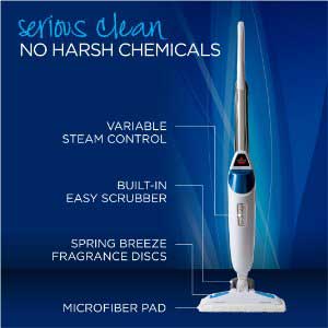 Main Features of the BISSELL Powerfresh Steam Mop