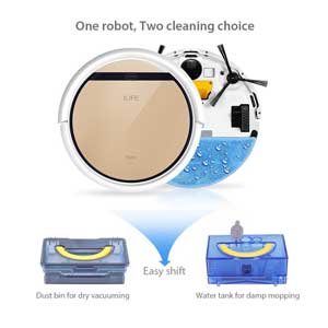 Dust bin and Water Tank of ILIFE V5s Robot Vacuum