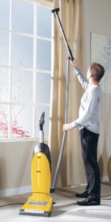Cleaning Curtains with Miele Vacuum